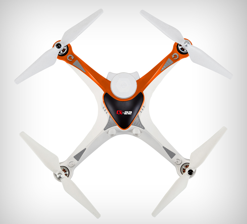 Cheerson CX-22 вид серху белый оранжевый