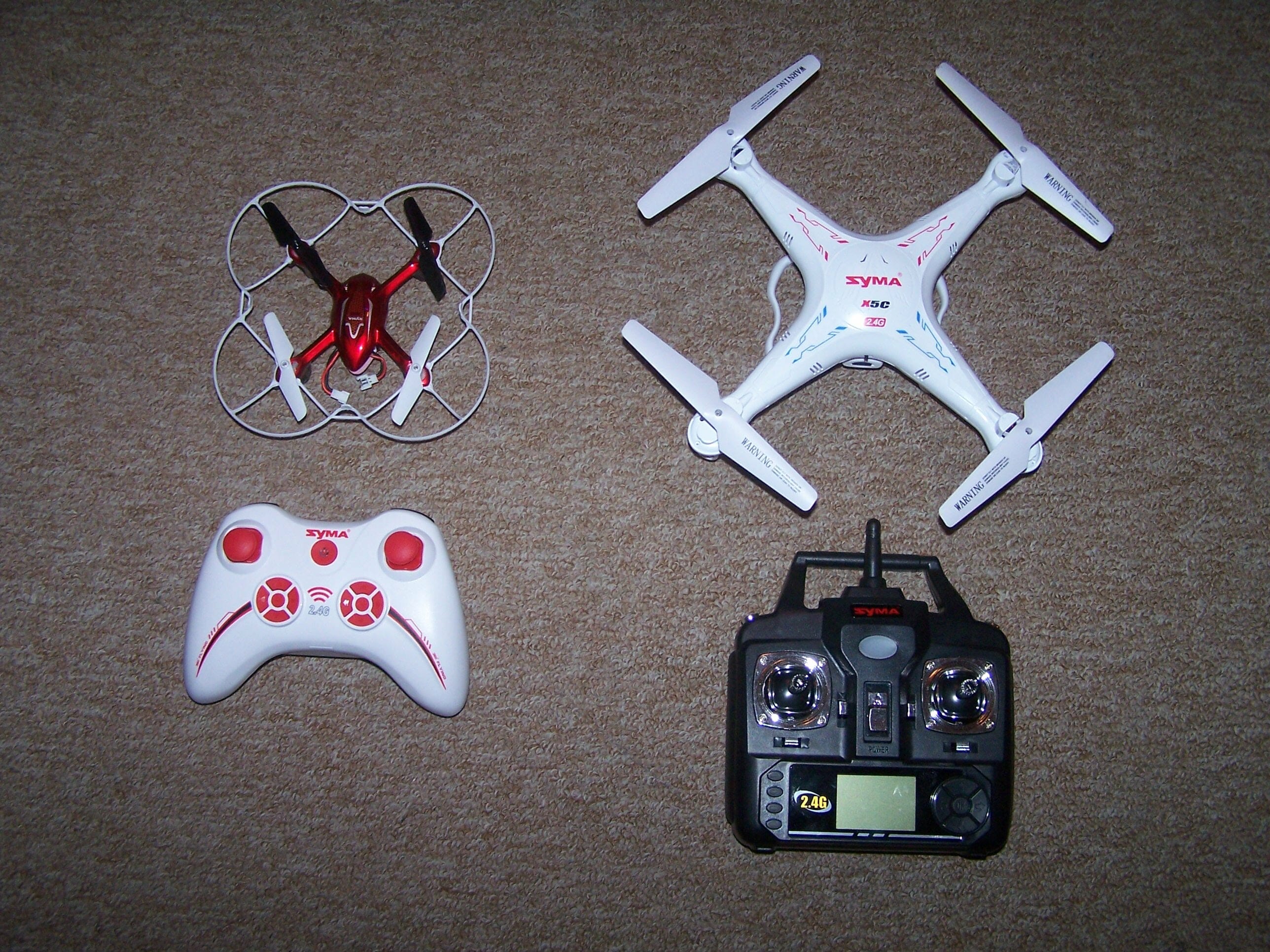 Syma X11C разница в размерах Syma X5C